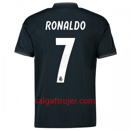 Real Madrid Fodboldtrøjer Ronaldo 7 Udebanesæt 2018/19 Kort ærmer Real Madrid Fodboldtrøjer Ronaldo 7 Udebanesæt 2018/19 Kort ærmer